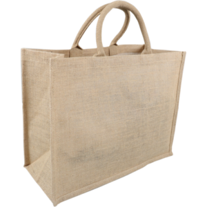 Jute tas landscape bruin