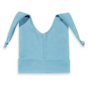 Babymutsje met knoopjes blauw maat 50-56